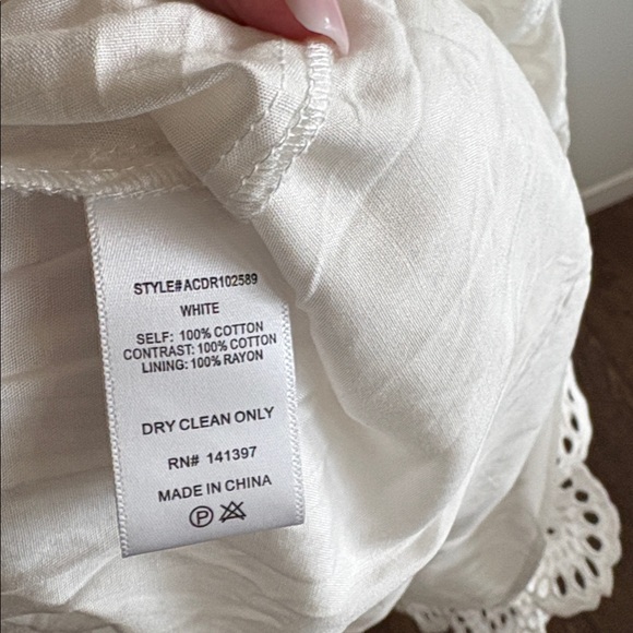 NWT Astr the Label White Eyelet Maxi Dress - Picture 9 of 11